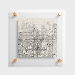 Rancho Cucamonga USA City Map - Minimal Aesthetic Floating Acrylic Print