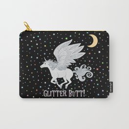 Glitter Butt! Carry-All Pouch | Alicorn, Unicorn, Painting, Fantasy, Digital 