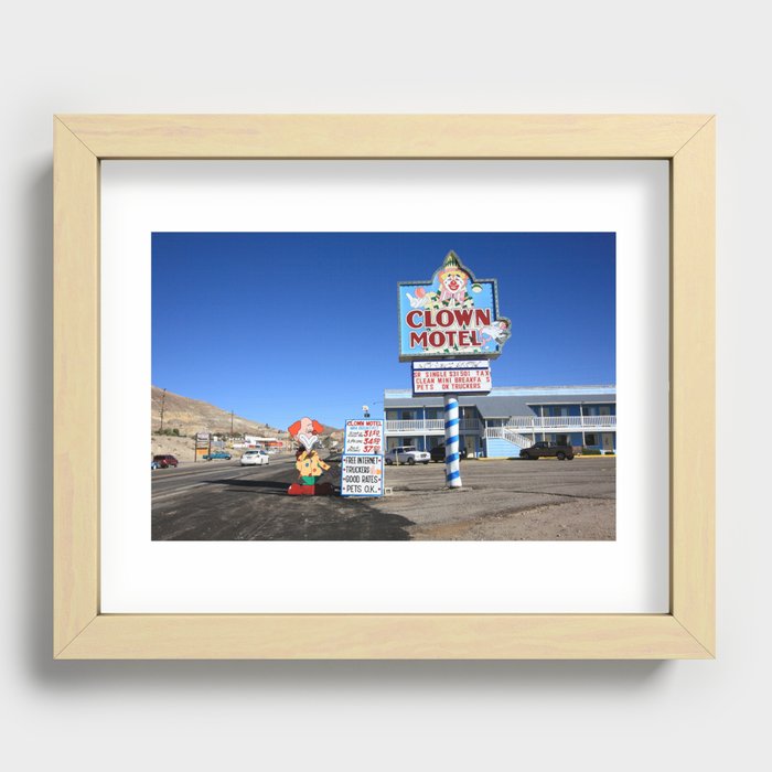 Tonopah, Nevada - Clown Motel 2008 #1 Recessed Framed Print