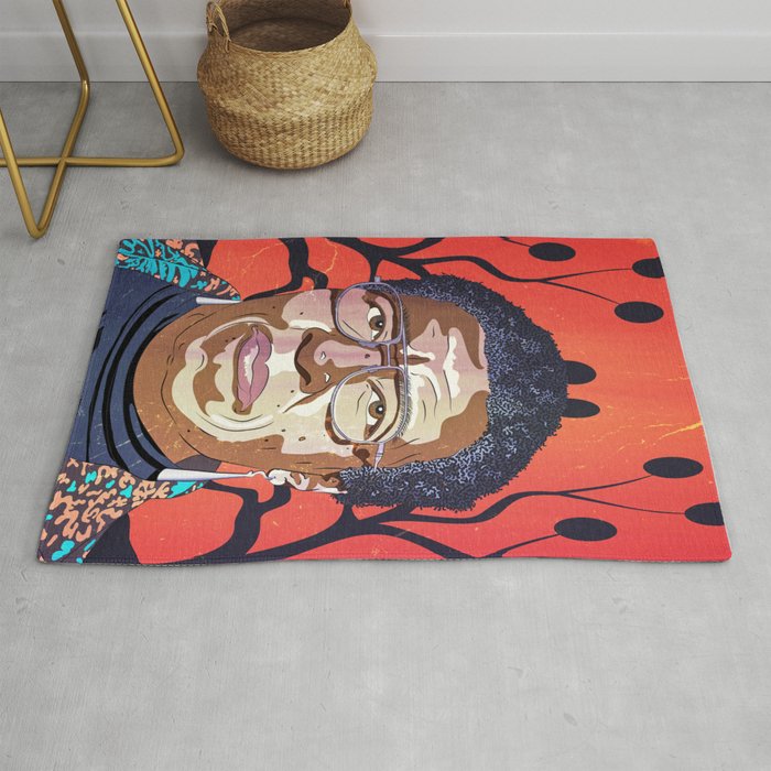 Octavia Butler Portrait Rug