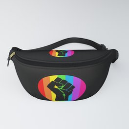 We are Pride | We say NO | Dont turn your back on racism | Black lives mattcismer Fanny Pack