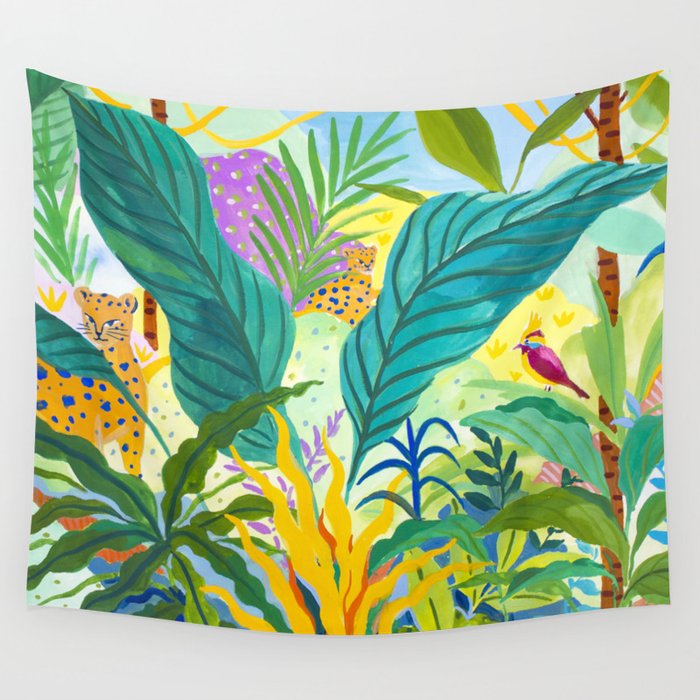 Paradise Jungle Wall Tapestry