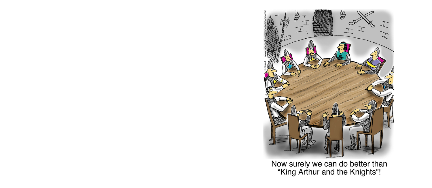 King Arthur And The Knights Of The Round Table Coffee Mug