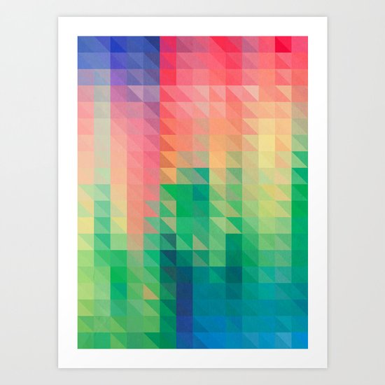 Triangular studies 01. Art Print