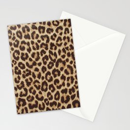 Leopard Print Stationery Card