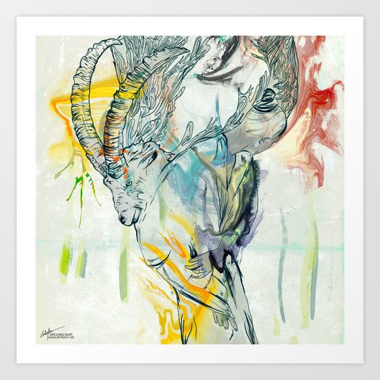 Omana Art Print