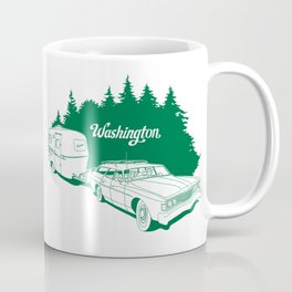 Retro Washington State Road Trip Coffee Mug