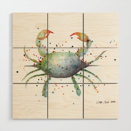 Crabilicious! Wood Wall Art