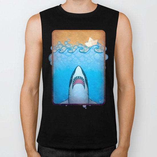 yesterday's bathtub disaster Biker Tank