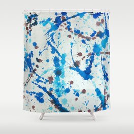 meeting Jackson Pollock Shower Curtain