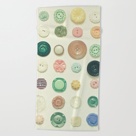 The Button Collection Beach Towel