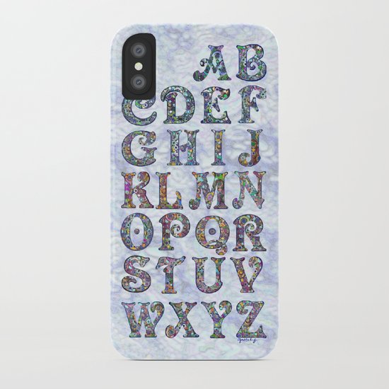 The Alphabet iPhone Case