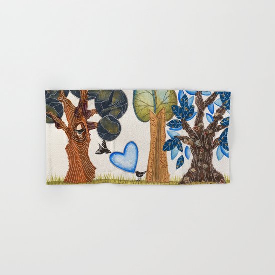 Birds in love Hand & Bath Towel