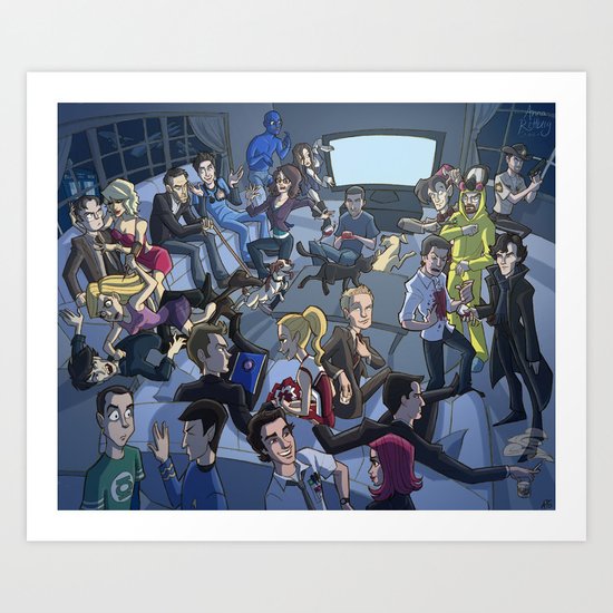 TV Art Print