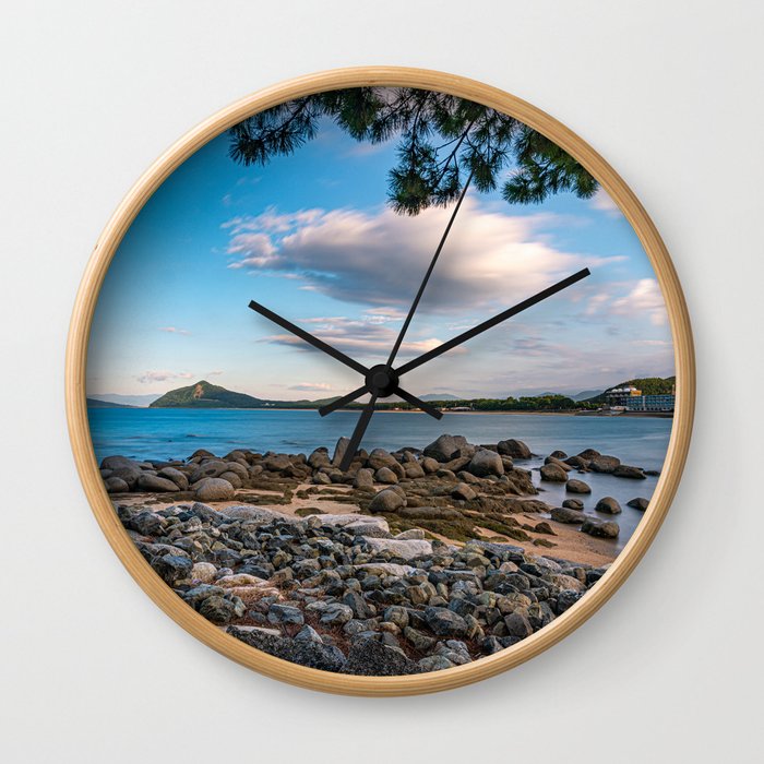 itoshima peninsula (fukuoka prefecture, japan) Wall Clock