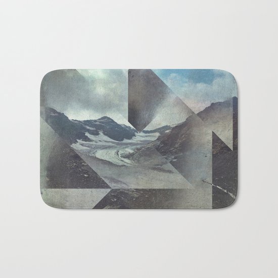 Mountains Glacier - Cuts Bath Mat