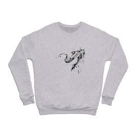 White-breasted Nuthatch Stipple Drawing Crewneck Sweatshirt