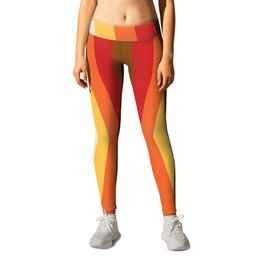 Rainbow refection in retro style 3 Leggings