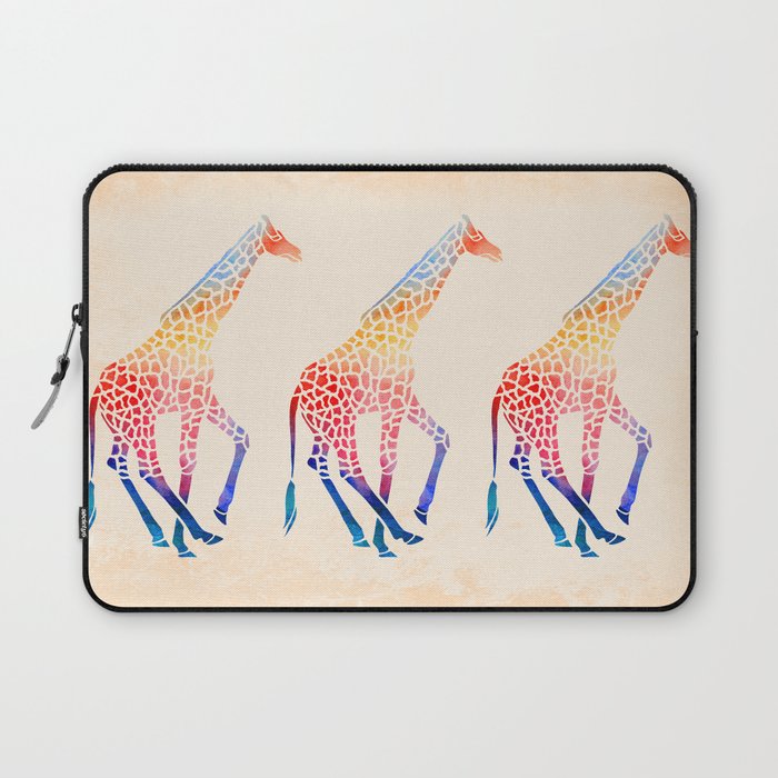 Watercolor Giraffe Laptop Sleeve