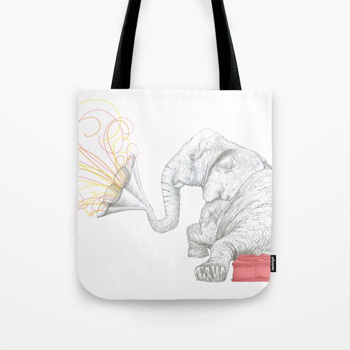 One Elephant Band Tote Bag