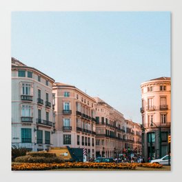 Spain Photography - Downtown In Madrid Canvas Print