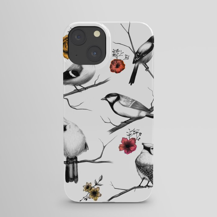 BIRDS & FLOWERS iPhone Case