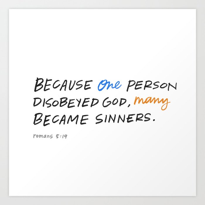 Many became sinners Art Print