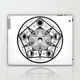 Witch Casting Circle (Thirteen's spell) Laptop & iPad Skin