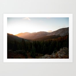 Rocky Mountain Sunrise Art Print