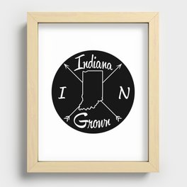 Indiana Grown IN Recessed Framed Print