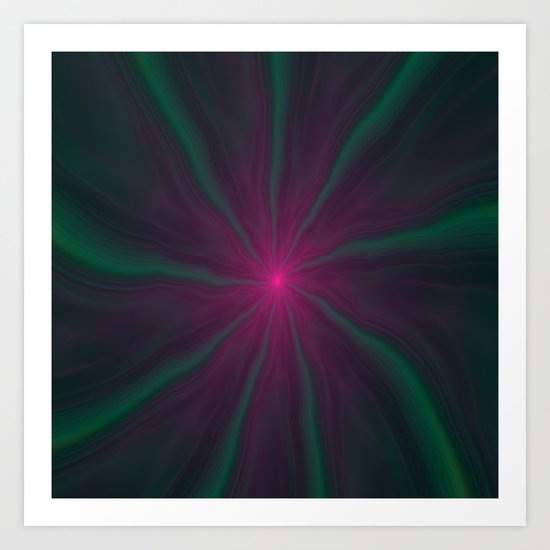 Nine Green Fingers Art Print