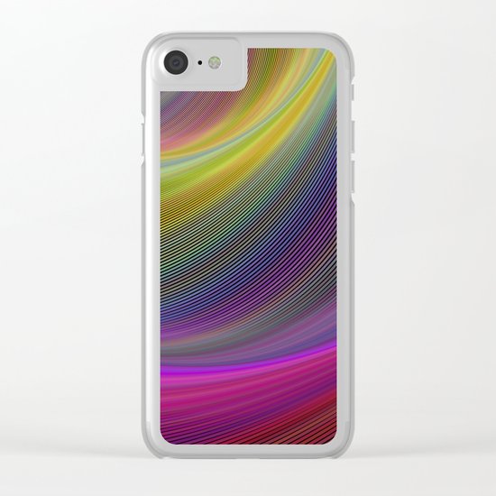 Magic waves Clear iPhone Case