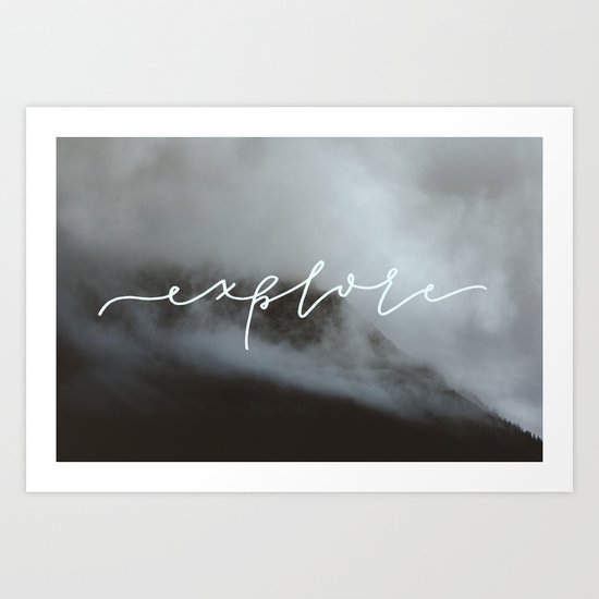 Explore Art Print