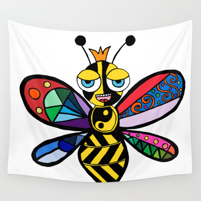 Bumble Bee Wall Tapestry