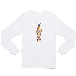 Ice-Cream Slug Transparent Long Sleeve T-shirt