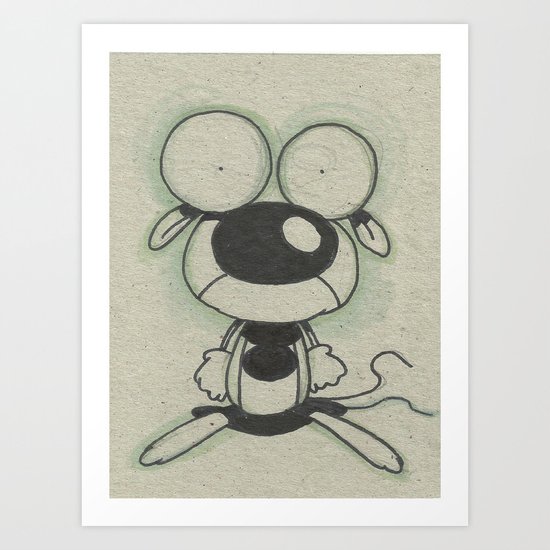 woof woof Art Print