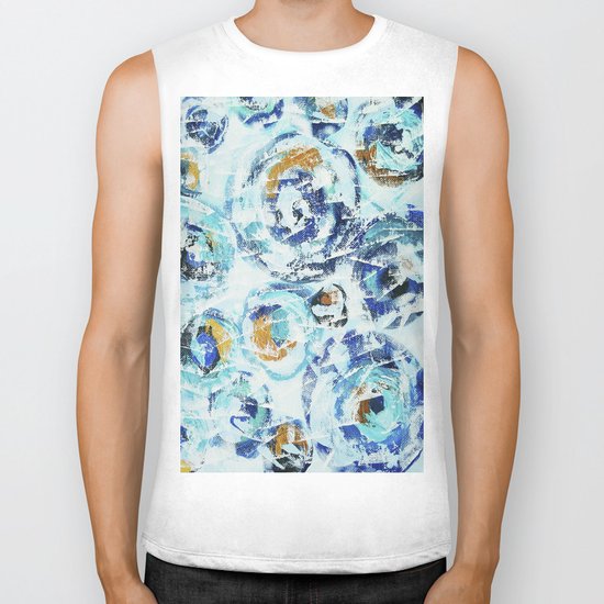 Abstract painting Biker Tank