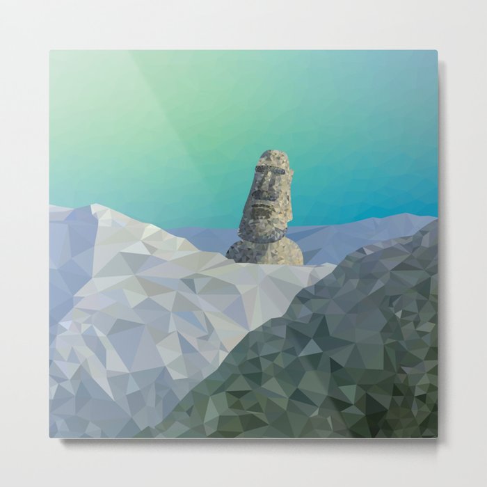 This is Not Easter Island Metal Print