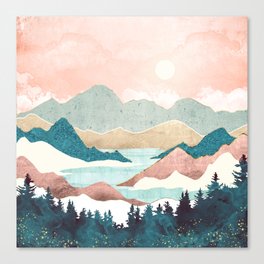Lake Sunrise II Canvas Print
