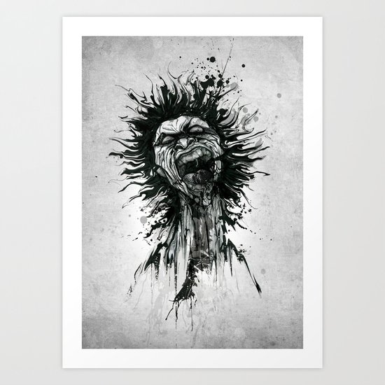 Zomb'INK Art Print