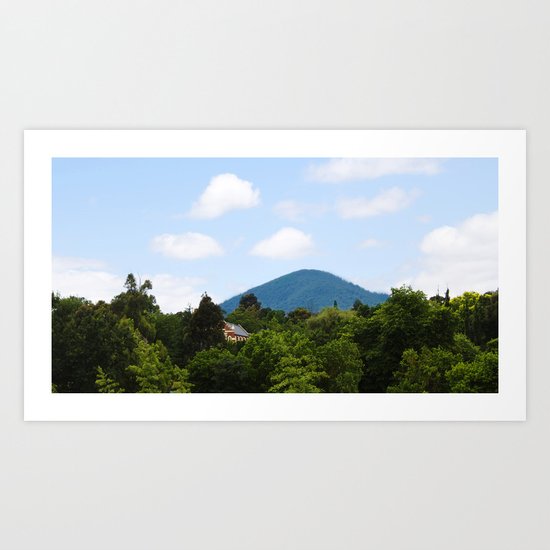 Church on the Hill Art Print