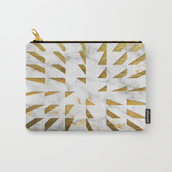 Marble and Gold Pattern #4 Carry-All Pouch