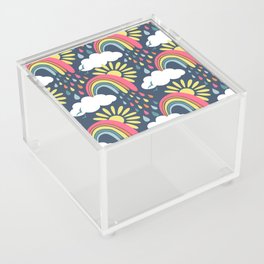 Rainbow Weather Pride Acrylic Box