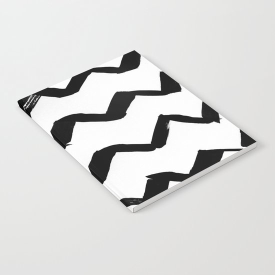 Ink Chevron Notebook