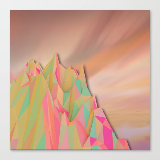 Night Mountains No. 22 Canvas Print