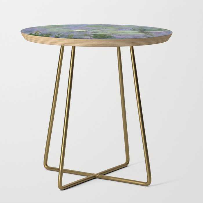 Monet, water lilies or nympheas 3 1915 water lily Side Table