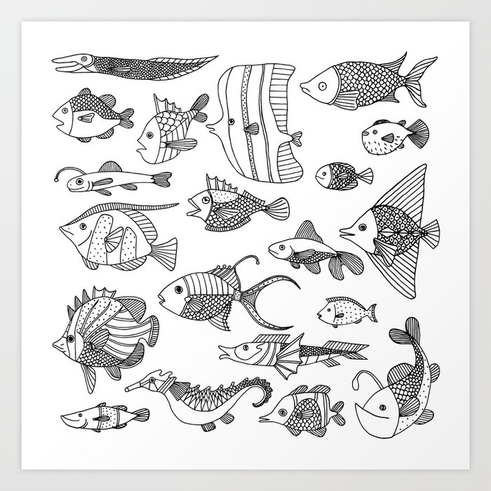 Fish Meme Art Board Print for Sale by DoodlesnNoodlez