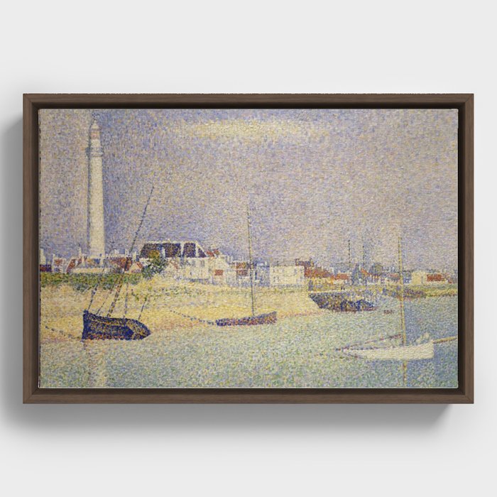 Georges Seurat Framed Canvas
