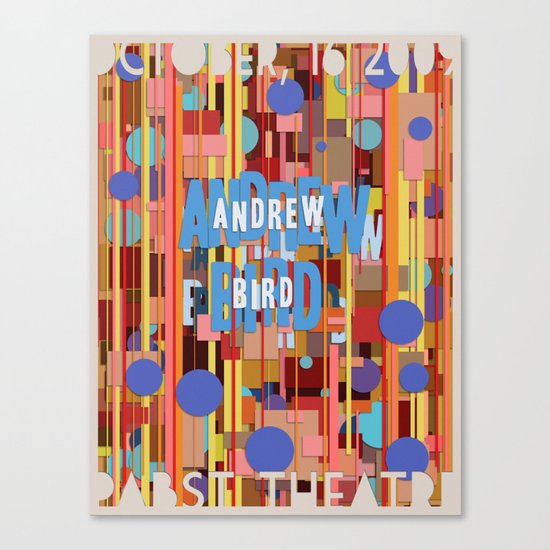 Andrew Bird Poster Canvas Print