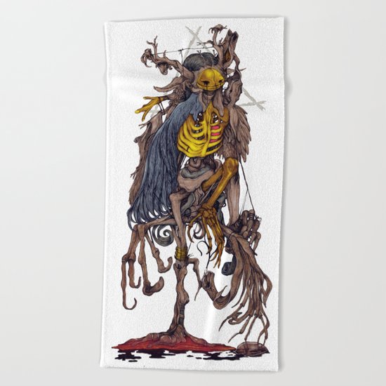 adamant Beach Towel